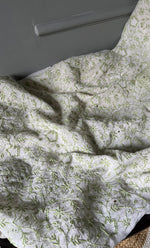 将图像加载到图库查看器中, Women's Lakhnavi Handcrafted Mul Chanderi Unstitched Kurta And Dupatta Set- HONC0278942