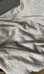 Load image into Gallery viewer, Women's Lakhnavi Handcrafted Maheshwari Mul Chanderi Unstitched Kurta And Dupatta Set- HONC0286816