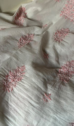 将图像加载到图库查看器中, Women's Lakhnavi Handcrafted Mul Chanderi Kurta And Dupatta Set - HONC0257369