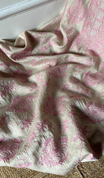 将图像加载到图库查看器中, Women's Lakhnavi Handcrafted Munga Silk Chikankari Kurta And Dupatta Set- HONC0278872