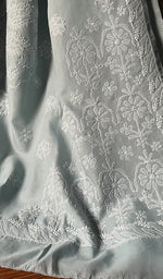 Load image into Gallery viewer, Fairoz Women's Lakhnavi Handcrafted Cotton Chikankari Saree - HONC0232527