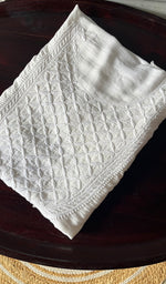 Load image into Gallery viewer, Women's Lakhnavi Handcrafted Modal Cotton Chikankari Unstitched Kurti Fabric - HONC0242111