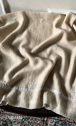 Load image into Gallery viewer, Women's Lakhnavi Handcrafted Unstitched Mul Chanderi Kurta And Dupatta Set - HONC0329035