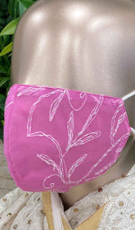 Load image into Gallery viewer, لکھنؤی ہاتھ سے تیار شدہ چکنکاری ماسک - NC0M304