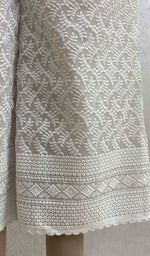 Load image into Gallery viewer, Women's Lucknowi Faux-Georgette Hakoba Palazzo - HONC032329