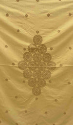 Load image into Gallery viewer, لکھنوی ہاتھ سے تیار کردہ کپاس چکنکاری ٹیبل کور - HONC041263