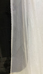 Load image into Gallery viewer, Women's Lucknowi Handcrafted Golden Mukaish Chiffon Dupatta With Both Side Crochet Border - Chiffon.G