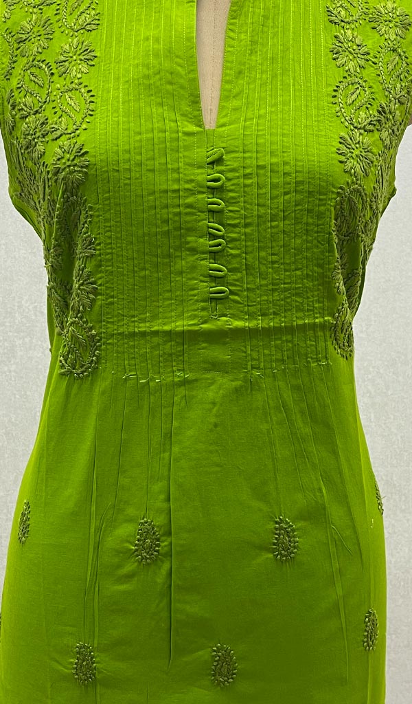 Women's Lucknowi Handcrafted Cotton Chikankari Top - HONC099088