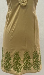 将图像加载到图库查看器中, Lucknowi 手工制作的棉质 Chikankari 上衣 - HONC099154