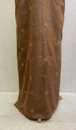 Load image into Gallery viewer, Lucknowi Handcrafted Cotton Chikankari Unstitched Men's Kurta Fabric - HONC0108794