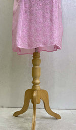 Load image into Gallery viewer, Women's Lucknowi Handcrafted Muslin Chikankari Kurti - HONC0115886