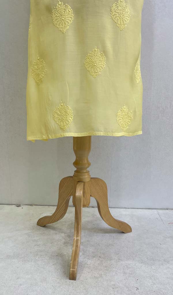 Lucknowi Handcrafted Muslin Chikankari Kurti - HONC0127520