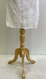 Load image into Gallery viewer, Women's Lakhnavi Handcrafted Mulmul Cotton Chikankari Kurti - HONC096490