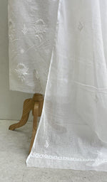 Load image into Gallery viewer, Women's Lakhnavi Handcrafted Kota Cotton Chikankari Kurta And Dupatta Set- Honc0126029