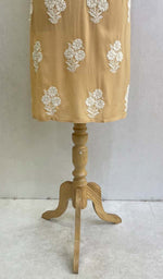 Load image into Gallery viewer, Women's Lucknowi Handcrafted Modal Cotton Chikankari Kurti - HONC0137386