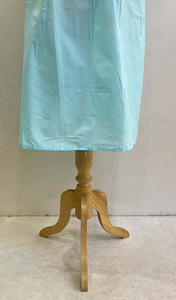 Lakhnavi 手工制作 Mulmul 棉 Chikankari KurtI- HONC0136801