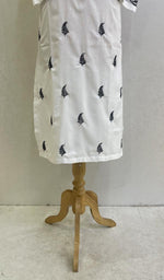 Load image into Gallery viewer, Women's Lakhnavi Handcrafted Mulmul Cotton Chikankari Kurti- HONC0135358