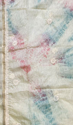Load image into Gallery viewer, Women's Lakhnavi Handcrafted Kota Chanderi Chikankari Dupatta - Honc0108732