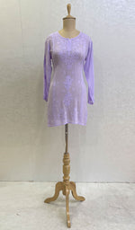 Load image into Gallery viewer, Women's Lucknowi Handcrafted Viscose Georgette Chikankari Top - HONC0133200
