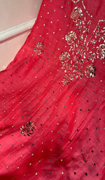Load image into Gallery viewer, Women's Lakhnavi Handcrafted Mul Chanderi Unstitched Kurta And Dupatta Set - HONC0264078