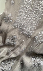 将图像加载到图库查看器中, Chikankari Full Suit Material