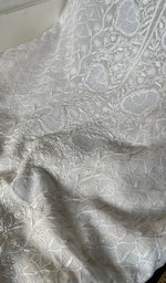 Load image into Gallery viewer, Women's Lakhnavi Handcrafted Maheshwari Mul Chanderi Unstitched Kurta And Dupatta Set - HONC0288966