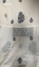 Load image into Gallery viewer, Women's Lakhnavi Handcrafted Mul Chanderi Unstitched Kurta And Dupatta Set - HONC0374249