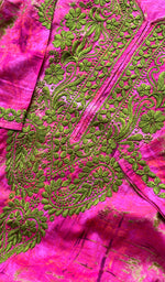 Load image into Gallery viewer, Women's Lakhnavi Handcrafted Cotton Chikankari Kurti - NC5740