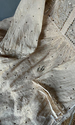 Load image into Gallery viewer, Women's Lakhnavi Handcrafted Tissue Chanderi Semi-Stitched Kurta And Dupatta Set - HONC0312998