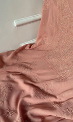 Load image into Gallery viewer, Women's Lakhnavi Handcrafted Cotton Kurta Dupatta set - HONC0101895