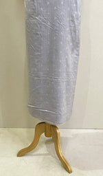 Load image into Gallery viewer, Lucknowi Handcrafted Cotton Chikankari Unstitched Men's Kurta Fabric - HONC0228256