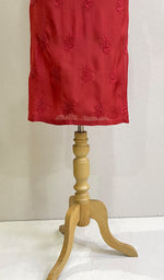 将图像加载到图库查看器中, Women's Lucknowi Handcrafted Muslin Chikankari Kurti - HONC0163100