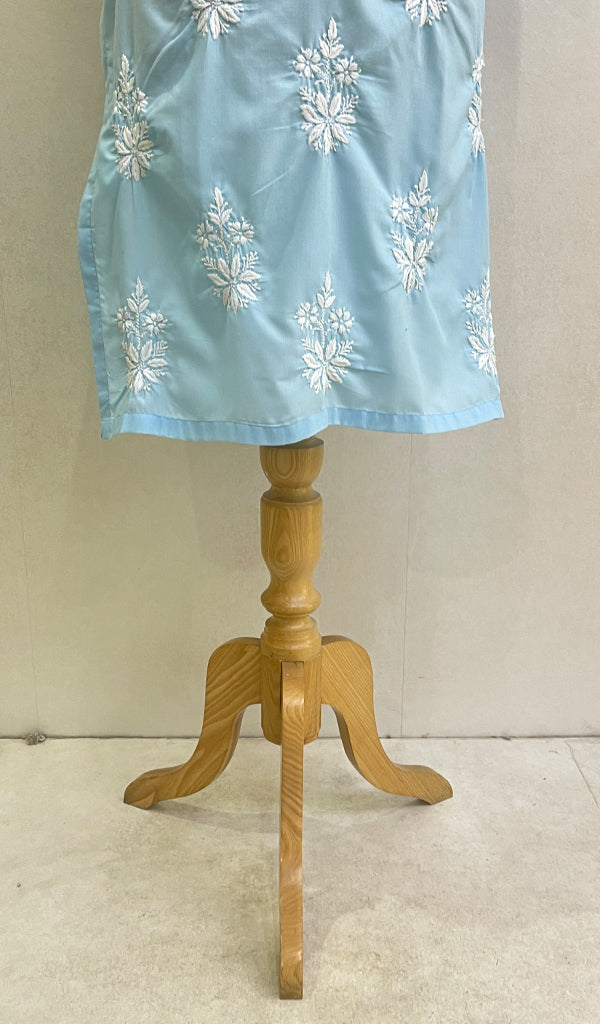 Aarzu Women's Lucknowi Handcrafted Cotton Chikankari Kurti- HONC0148322