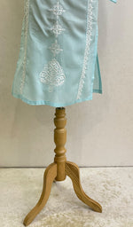 Load image into Gallery viewer, Zoyaa Women's Lucknowi Handcrafted Cotton Chikankari Kurti - HONC0164396
