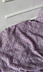 Load image into Gallery viewer, Vamika Women's Lucknowi Handcrafted Faux-Georgette Unstitched Chikankari Suit Material - HONC0330345