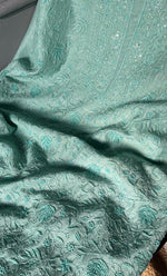 Load image into Gallery viewer, Women's Lakhnavi Handcrafted Maheshwari Mul Chanderi Kurta And Dupatta Set- HONC0266164