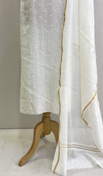 Load image into Gallery viewer, Women's Lakhnavi Handcrafted Mul Chanderi Kurta And Dupatta Set - HONC0188945