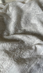 将图像加载到图库查看器中, Women's Lakhnavi Handcrafted Mul Chanderi Semi - Stitched Kurta And Dupatta Set - HONC0266159