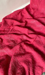 Load image into Gallery viewer, Women's Lakhnavi Handcrafted Viscose Georgette Chikankari Full Suit Material - HONC0299911