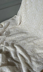 Load image into Gallery viewer, Women's Lakhnavi Handcrafted Pure Silk Georgette Chikankari Kurta And Dupatta Set- HONC0294503