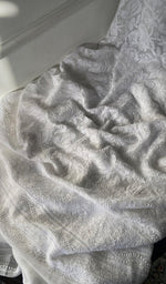 Load image into Gallery viewer, Women's Lucknowi Handcrafted Viscose Georgette Unstitched Chikankari Kurta and Dupatta Set- HONC0341387