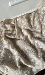 Load image into Gallery viewer, Women's Lakhnavi Handcrafted Unstitched Mul Chanderi Kurta And Dupatta Set - HONC0329035