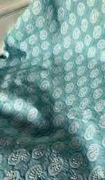 Load image into Gallery viewer, Women's Lakhnavi Handcrafted Cotton Chikankari Suit Material - HONC0291802
