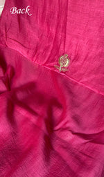 Load image into Gallery viewer, Women's Lakhnavi Handcrafted Chanderi Silk Unstitched Chikankari Full Suit - HONC0355234