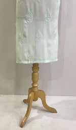 将图像加载到图库查看器中, Sadaf Women's Lakhnavi Handcrafted Viscose Georgette Chikankari Kurti - HONC0174144