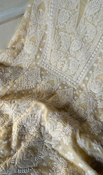 Load image into Gallery viewer, Women's Lakhnavi Handcrafted Cotton Chikankari Suit Material - HONC0289728