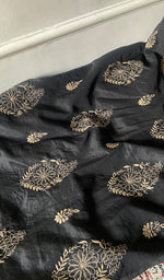 Load image into Gallery viewer, Women's Lakhnavi Handcrafted Mul Chanderi Unstitched Chikankari Full Suit - HONC0351095