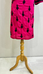 将图像加载到图库查看器中, Women's Lucknowi Handcrafted Modal Cotton Chikankari Kurti - HONC0230377