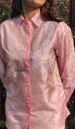 将图像加载到图库查看器中, Arohi Women's Lakhnavi Handcrafted  Pure banglore silk top with fine Chikankari - HONC0261643