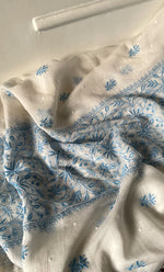 Load image into Gallery viewer, Women's Lakhnavi Handcrafted Unstitched Mul Chanderi Kurta And Dupatta Set - HONC0327480